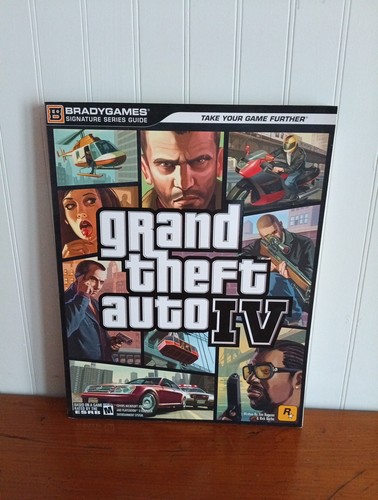 Grand Theft Auto IV Brady Games Guide w/ Fold Out Poster NEVER BEEN USED!!! - Picture 1 of 9