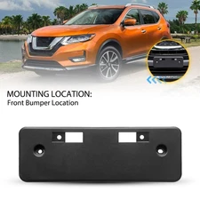 Fit For Nissan 2017-2020 Rogue Front License Frame Plate Holder Mounting Bracket