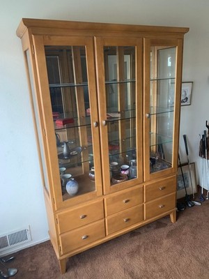 Ethan Allen Elements China Hutch