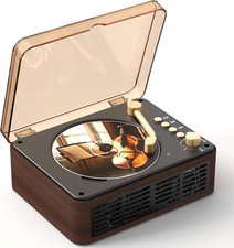 Portable CD Player Bluetooth W/ Speakers Desktop CD Players Home Built-in Dual