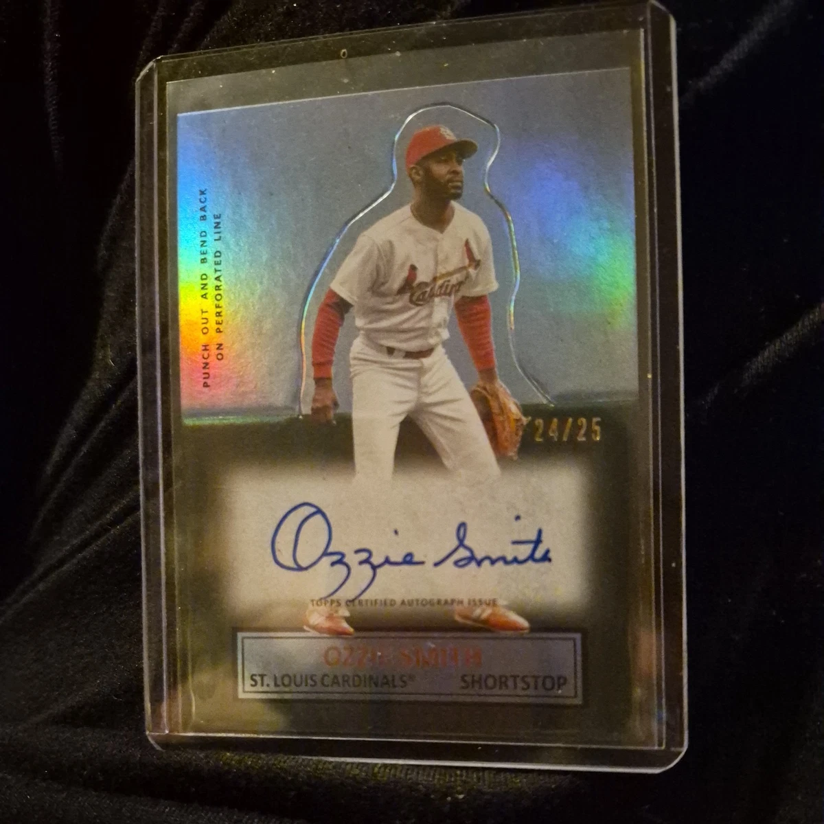 Ozzie Smith Baseball Serial Numbered Sports Trading Cards