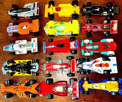 15pc Diecast Formula 1 Indy Car Race Car Lot Hot Wheels Matchbox Yatming Zylmex