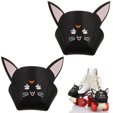 Zhanmai 2 Pieces Toe Cap Guards Protectors with Ears Artificial Leather Rolle...