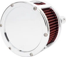 FEULING PARTS 5427 BA Race Series Air Cleaner Kit - Chrome - Red Filter