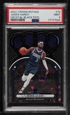2022 Panini Crown Royale FOTL Black Crystal /4 Jaden Hardy #79 PSA 9 MINT 14t3