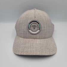  TravisMathew Snapback Hat Flexfit 110 One Ten Gray Adjustable Golf Cap