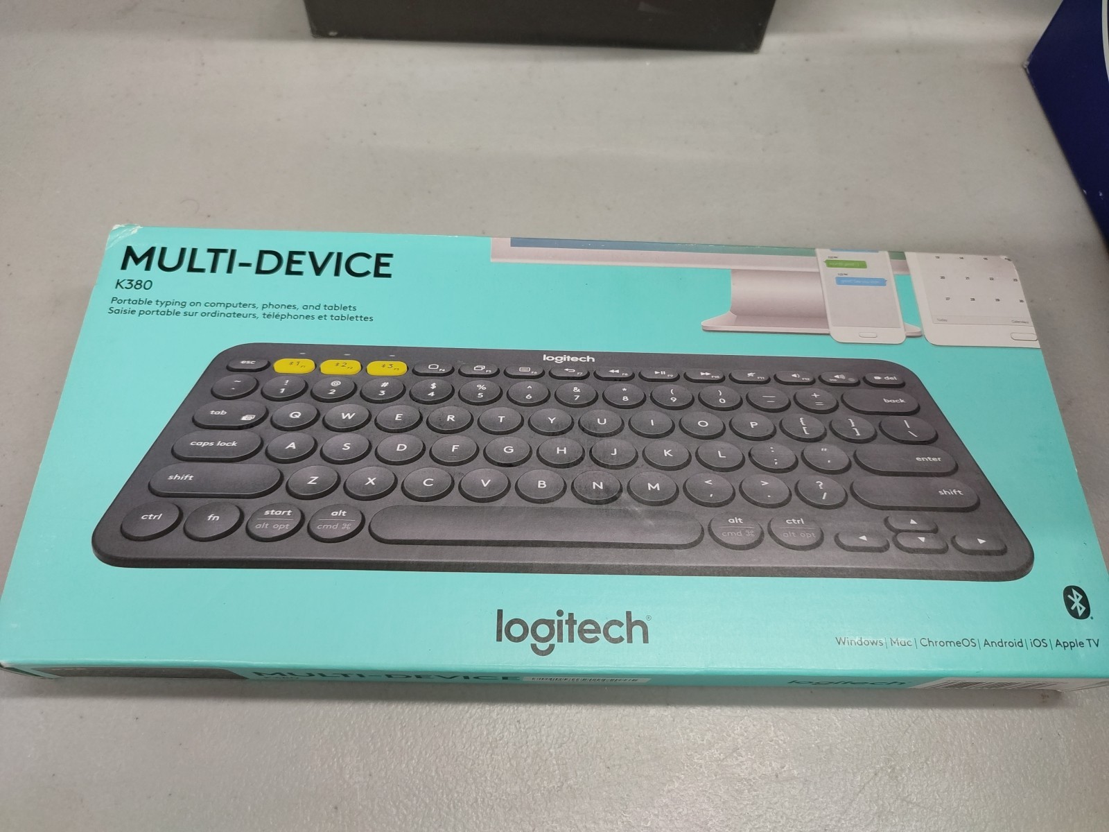 Logitech 920-007558 K380 Multi-Device Bluetooth Keyboard - Grey