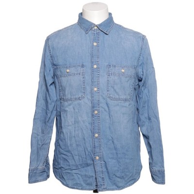 Old Navy, Jeanshemd, Größe: M, Workwear, Blau, Baumwolle, Einfarbig, Denim #BdD