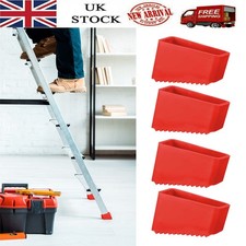 4PCS Ladder Non Slip Rubber Feet Covers Replacement Step Ladder Foot Pad Shoes