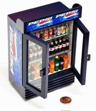 Maison De Poupées Frigo À Double Porte Pepsi Miniature Accessoire Tumdee