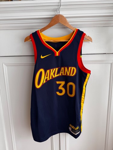 NWT Nike Stephen Curry #30 Oakland Forever Golden State Warriors Jersey Medium