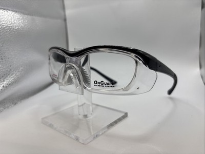 OnGuard OG220S Leader BLCK 1218 58/15 135 Black/ Clear Safety Glasses