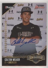 2016 Bowman Draft Under Armour All-America Game 75/199 Colton Welker Auto 09wc