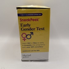SEALED Myriad Sneak Peek Early Gender Test 99 Accuracy, Learn Gender at 6 Weeks