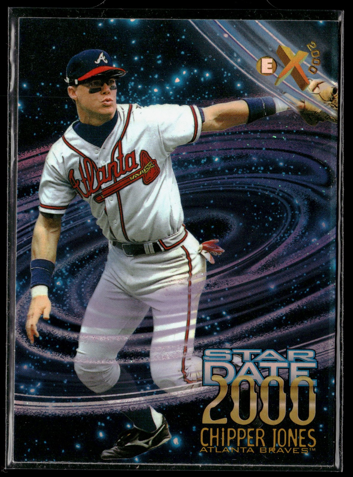 Chipper Jones 1997 SkyBox E-X2000 #5 Star-Date-2000 Atlanta Braves
