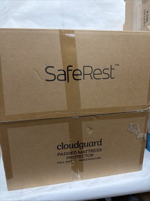 Saferest Cloudguard - Full Size Hybrid Mattress Protector Pad Extra Padded -