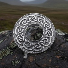 NEW PEWTER Celtic Brooch Irish Ireland Scottish Scotland Ladies Pin