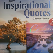 2027 / Inspirational Quotes 12-Month Wall Calendar