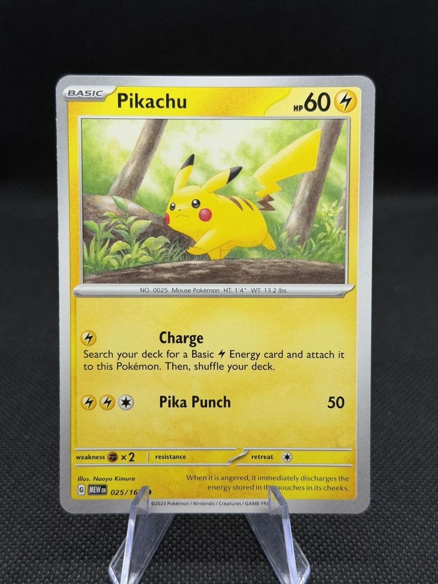 Las mejores ofertas en Pikachu 025/165 Sv2a: Pokemon Card 151 | eBay