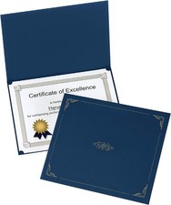 Oxford Certificate Holders, Dark Blue Diploma 25 Count,