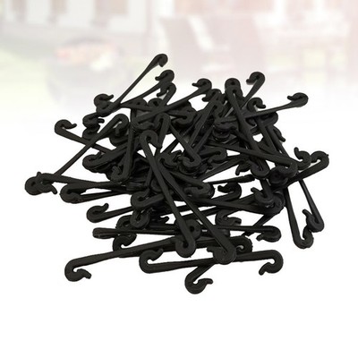  50pcs Vines Tied Buckles Fixed Strapping Clips Verschluss Zurrhaken Bundled