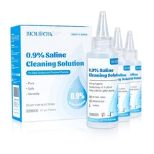 Normal Saline, 0.9% Cleaning Saline Solution, Ready-to-Use for Daily Househol...