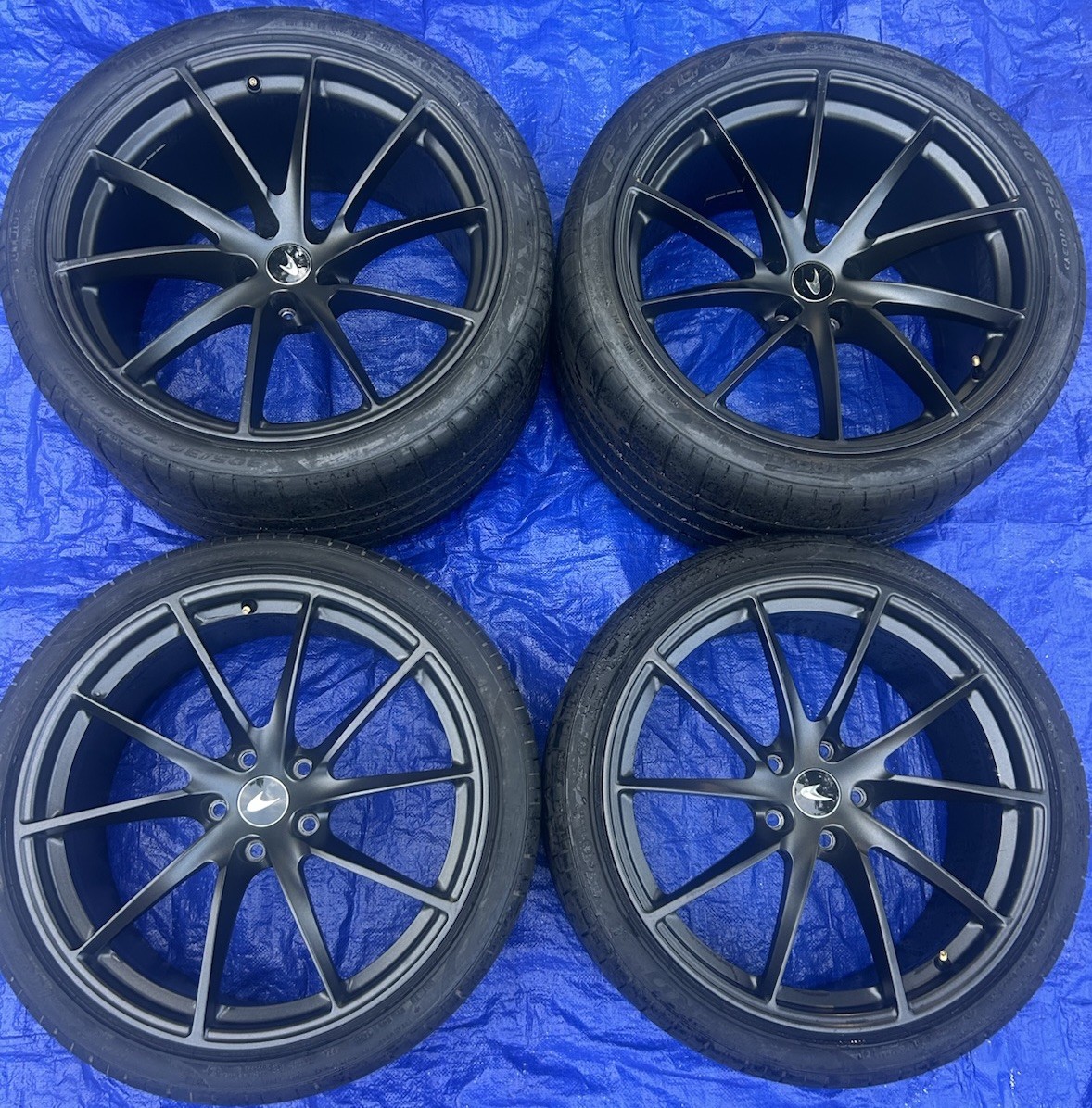 McLaren 720S Front Left Wheel weights Set