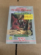 Vintage AMIGA RPG Advanced D&D Dragons of Flame SSI NOS Sealed DEMO