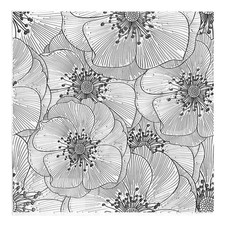 Flowers Background Clear Stamps for Card Making Scrapbooking Crafting DIY Dec...