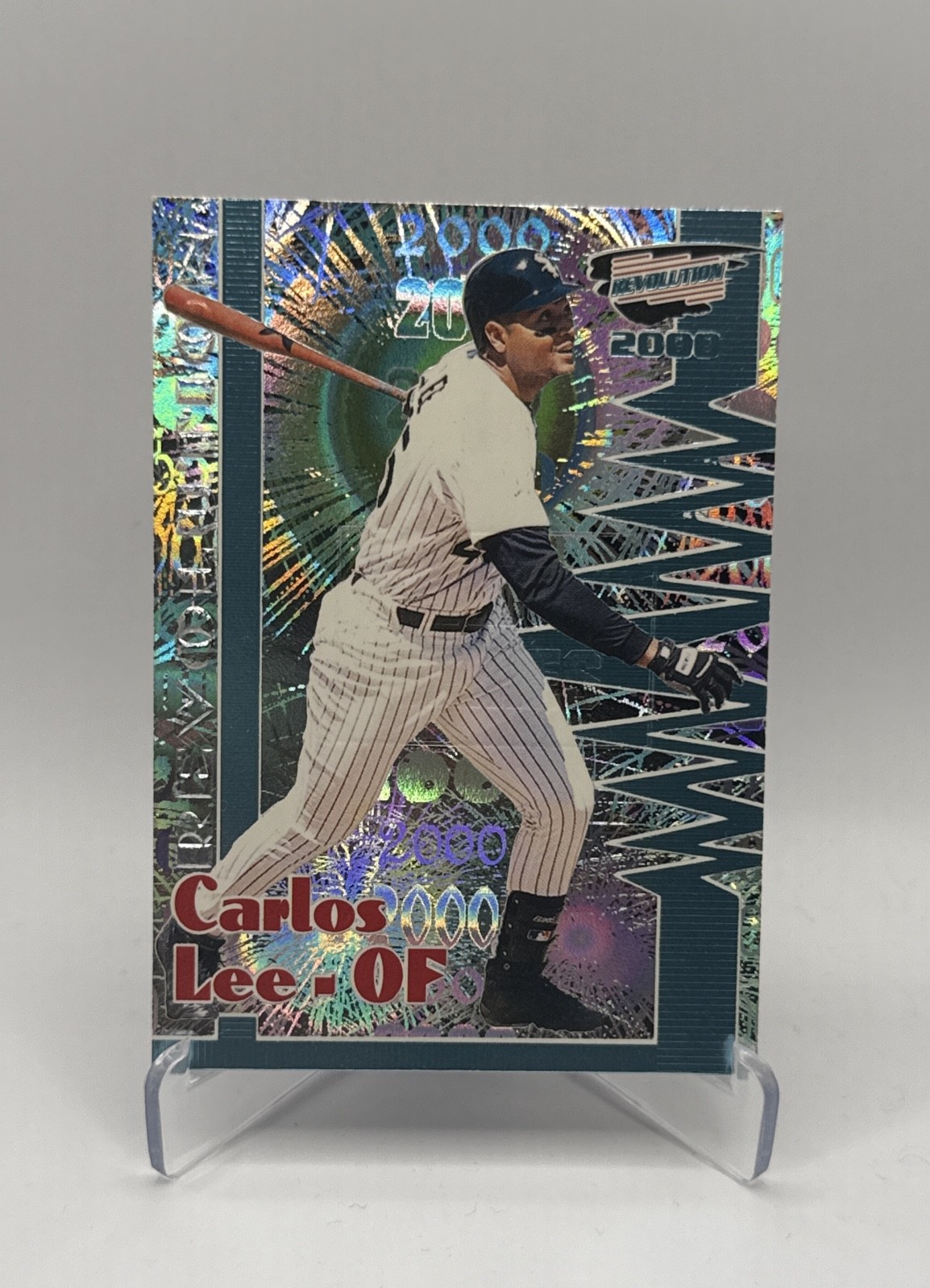2000 Pacific Revolution - Carlos Lee #36 Shadow Series /99
