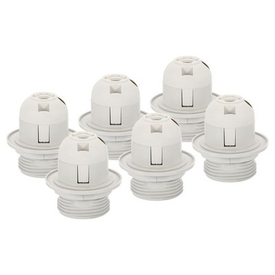 Steckdose 250V E26/E27 58x39mm Externe Schraube 24mm LED Lampe Weiß Pack mit 10