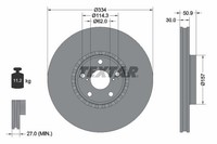 Textar Bremsscheibe Vorne Links FüR Lexus