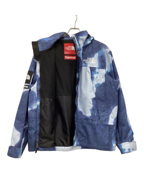 Jacket Men's size L Bleached Denim Print Mountain Jacket 23 Jacket Men's size L Bleached Denim Print Mountain Jacket 23