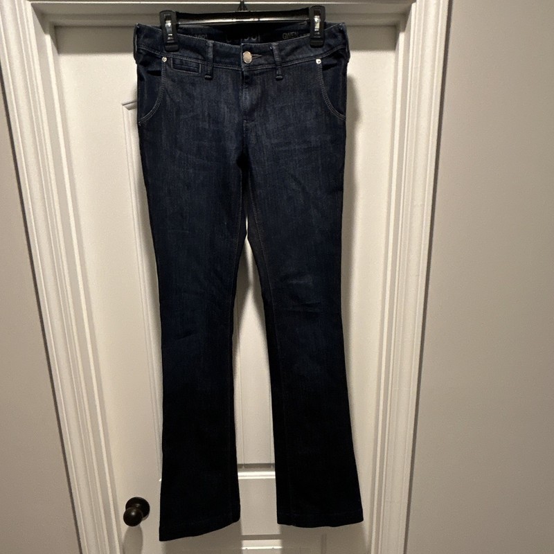 DL1961 Women’s Bootcut Jeans Dark Wash Blue Stretch Denim Sz 28