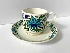 Vintage Midwinter "Spanish Garden" by Jessie Tait - 1x Small Cup & Saucer (D)