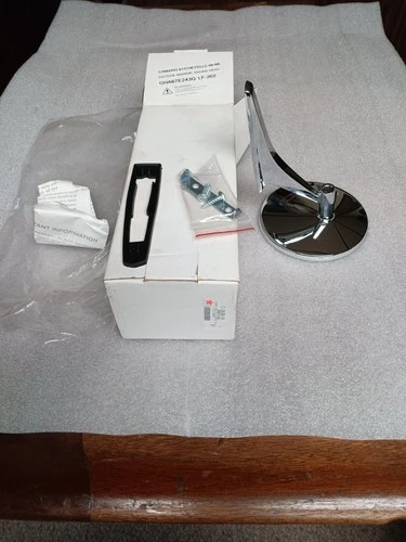 Round Rearview Mirror with Ribbed Base 66-68 Nova Camaro Firebird Chevelle 