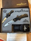 Schrade MAC cutlery gift set. SGS5 with SP1 and SP3 lockback pocket knife new — photo 2