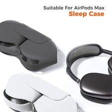 Leather Protection Headphone Case For Airpods Max 1 2 Smart Sleep Earphone Cover
