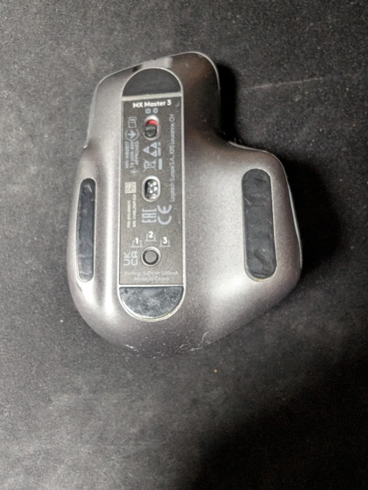 Logitech MX Master 3 Wireless Mouse - Graphite - Boxed - with Logi Unifying - Photo 2/4