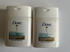 Dove Shampoo Conditioner 10 Of Each total 20 Daily Moisture System. 1 Oz Each