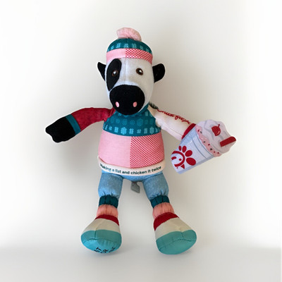 Chick-fil-A Christmas 2023 Plüsch Kuh   Puppe Spielzeug Chikin 7 Zoll LIMITED EDITION