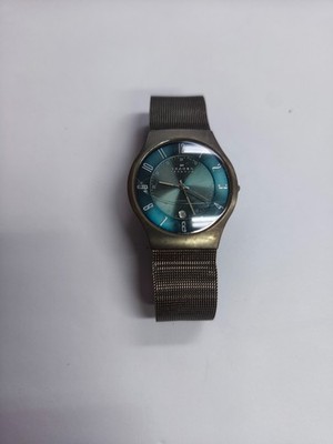 Skagen Sundby Titanium 233XLTTM Denmark Defektes Glas Armbanduhr