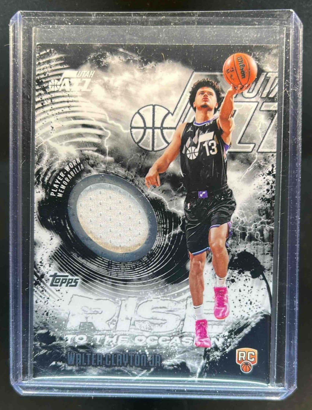 2025-26 Topps Walter Clayton Jr. Rise to the Occasion Relic RC Jersey #RTO-WC