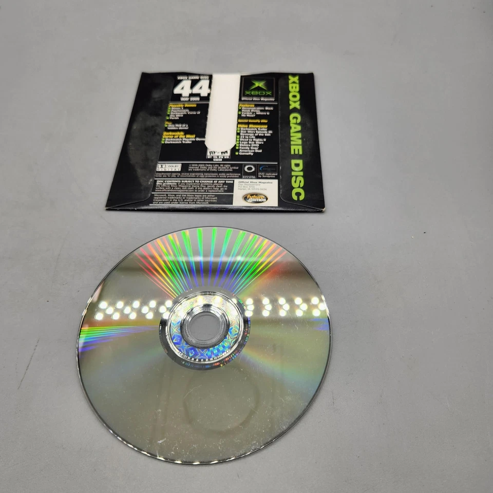 Official Xbox Magazine Demo Disc 44 Doom 3 Pariah Psychonauts Microsoft Xbox - Image 2 of 3