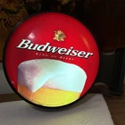 VTG 1990’s BUDWEISER KING of BEER Double Sided ACRYLIC/PLASTIC LIGHT UP BAR SIGN