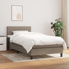 Boxspringbett Matratze Bett Bettgestell Polsterbett Lattenrost Stoff vidaXL