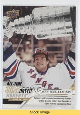 2019 Game Dated Moments June All-Time New York Rangers Mike Richter #85 READ k0r