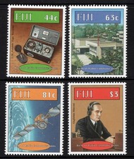 FIJI  1996    CENTENARY OF RADIO   SET MNH