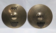 Sabian AAX Fusion 13 Inch Hi Hat Cymbal Set