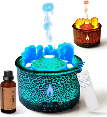 Aroma Essential Oil Diffuser 360 Ml,Volcano and Flame Diffuser/Humidifier,Give1.